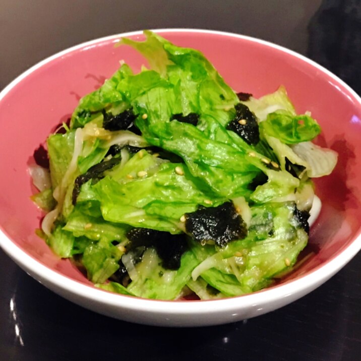 簡単!!味付けのりでチョレギサラダ♪